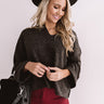 Once Upon a Dream Ribbed Shift Top In Black Image - 1