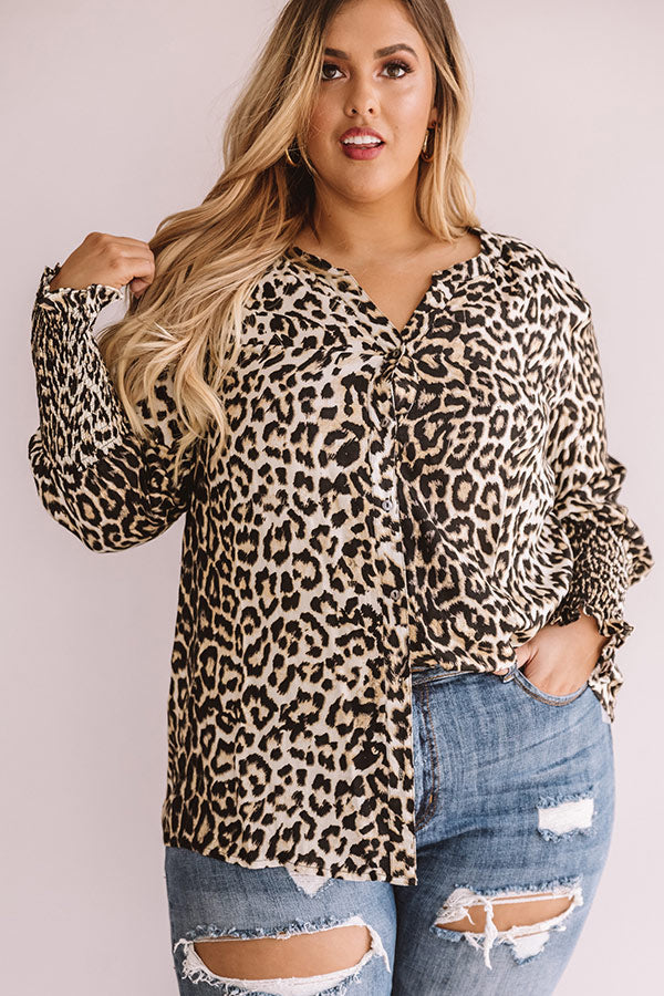 Pinot Please Leopard Shift Top Curves Image - 1
