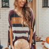 Prosecco On Park Ave Poncho In Camel Image - 1