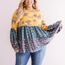 Autumn Splendor Babydoll Top Curves Image - 1