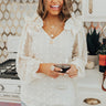 Romantic In Rome Shift Top In Cream Image - 1