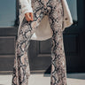 Leave Em' Wanting More Snake Print Flare Image - 1