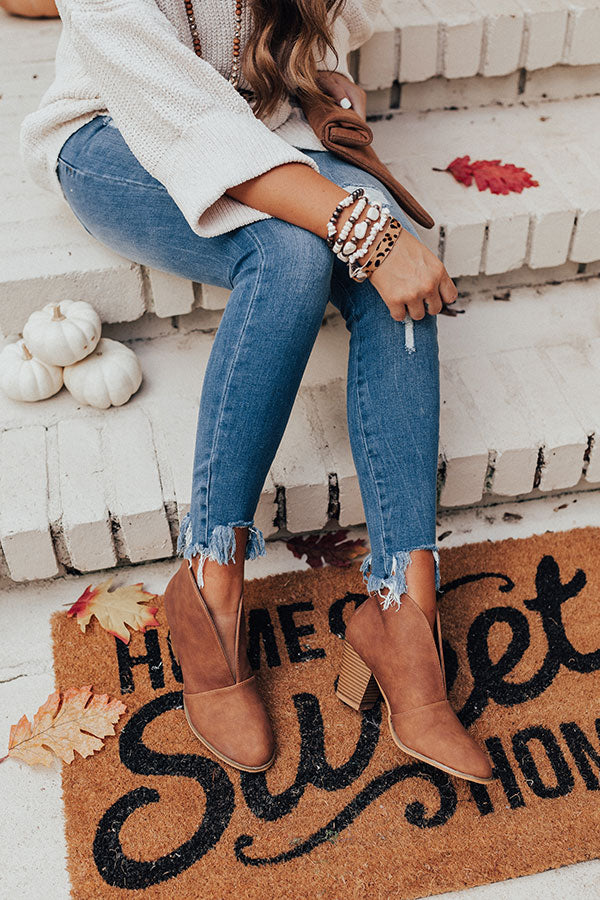 The Valerie Bootie In Brown Image - 1