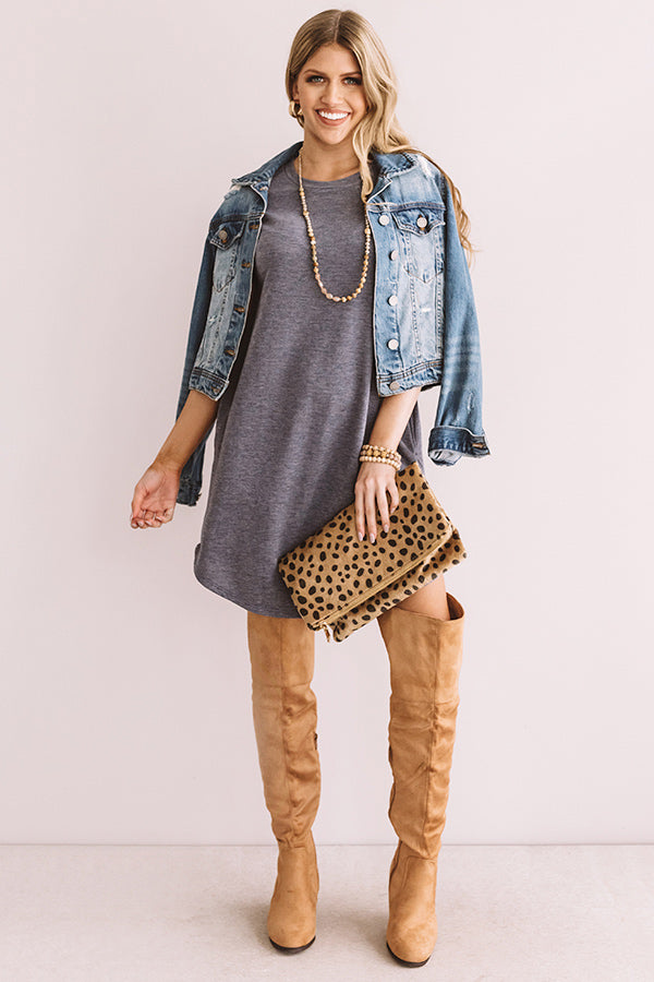 New Adventure T-Shirt Dress In Blue Image - 3