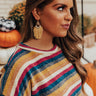 Glitzy And Pretty Earrings in Mustard Image - 1