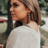 Afterglow Tassel Leopard Earrings Image - 1
