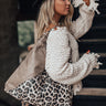 Tribeca Treasure Leopard Tote In Taupe Image - 1