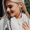 Happy In Hollywood Hoop Earrings In Black Image - 1