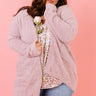 New Views Ultra Soft Cardigan In Lavender  Curves Image - 1