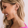 Twinkling Lights Hoop Earrings Image - 1