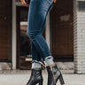 The Miller Faux Leather Bootie In Black Image - 1