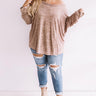 Change In The Air Shift Top In Mocha  Curves Image - 1