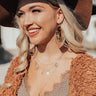 Leaf It Be Leopard Earrings In Brown Image - 1