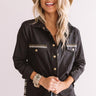 Happy At Heart Embroidered Button Up Top Image - 1