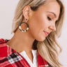 Front Row Views Leopard Earrings In Black Image - 1