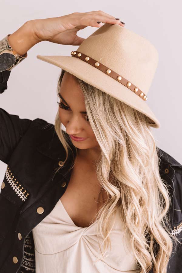 Exclusive Event Hat In Beige