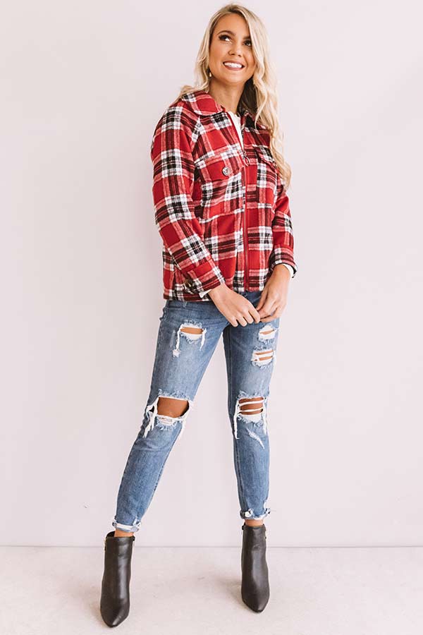 Camped Out Plaid Jacket