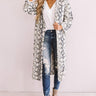 The High Society Snake Print Lightweight Coat Image - 1