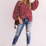 Major Craze Shift Top In Wine Image - 1