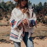 Warm Fuzzy Feels Knit Cardigan In Ivory Image - 1