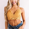 Hide And Seek Crochet Bralette In Golden Honey Image - 1
