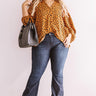 Major Craze Shift Top In Pumpkin Curves Image - 1