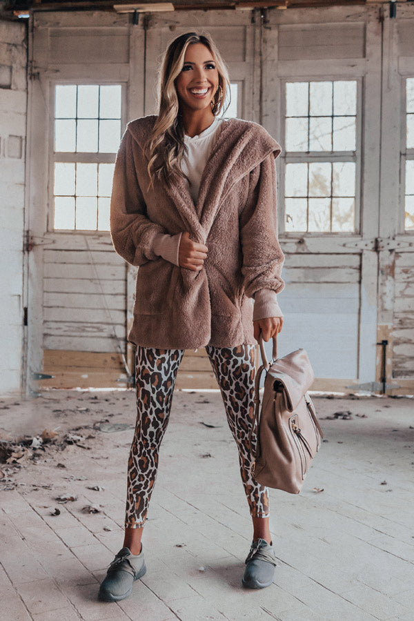 NYC Cuddles Ultra Soft Jacket In Iced Latte Image - 2