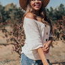 No Troubles Knit Top In Ivory Image - 1