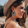 Cider Smiles Leopard Earrings In Ivory Image - 1