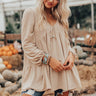 Skip To The Beat Babydoll Top in Birch Image - 1
