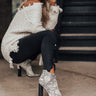 The Kendra Ankle Bootie In Snake Print Image - 1