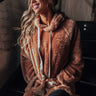 Simply Burr-fection Teddy Hoodie in Iced Mocha Image - 1