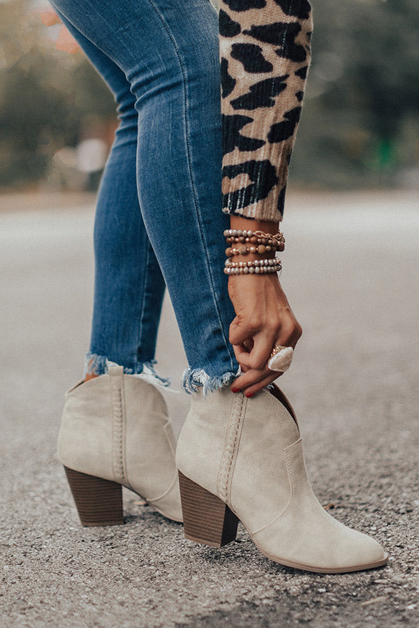 The Betsy Bootie In Beige Image - 1