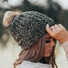Pure Sweetness Fleece Lined Chenille Beanie In Olive Image - 1