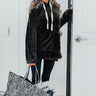 Simply Burr-fection Teddy Hoodie in Olive Image - 1