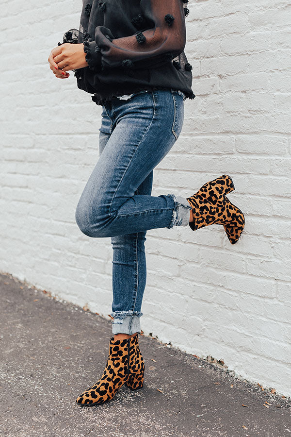 The Danielle Leopard Bootie Image - 2