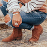 The Annabeth Bootie In Brown Image - 1