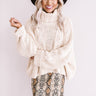 Cute With Cocoa Cable Knit Sweater In Cream Image - 1