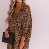 Darling Dance Shift Dress In Brown Image - 1