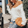Jet Set Snuggles Shift Sweater In Ivory Image - 1