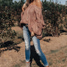 Definitely Adorable Cable Knit Sweater In Blush Image - 1