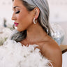 It's Glit Rhinestone Earrings in Gold Image - 1