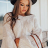 Definitely Adorable Cable Knit Sweater In Stone Image - 1