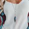 Simply Beaming Semi Precious Necklace in Pear Image - 1