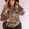 Popping Prosecco Leopard Top  Curves Image - 1