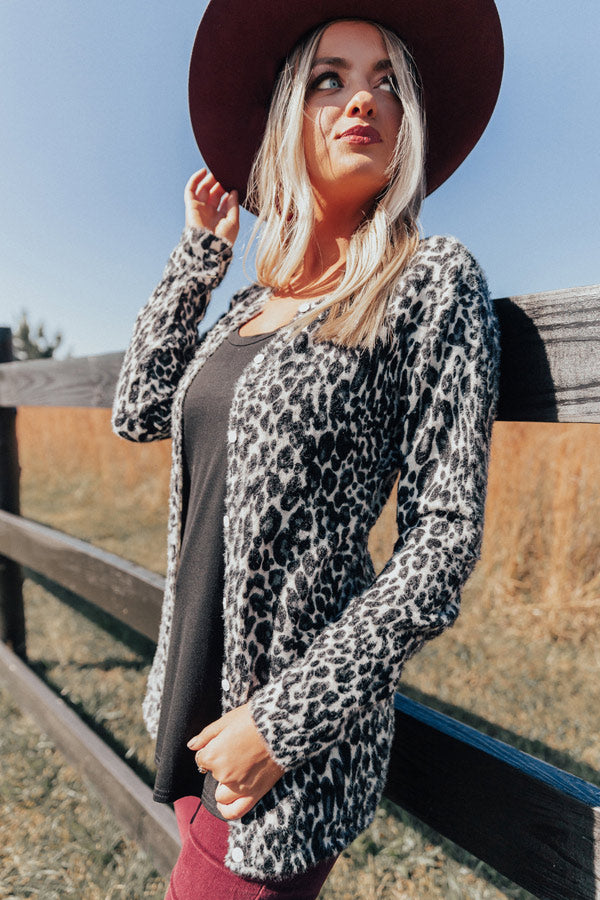 Insta-Famous Leopard Cardigan Image - 1