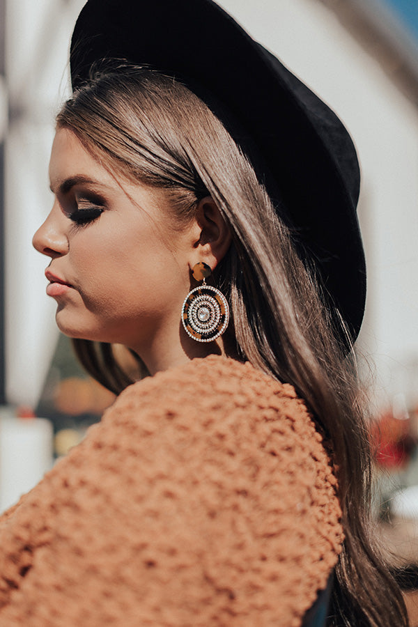 Glimmer Of Gorgeous Tortoiseshell Earrings Image - 1