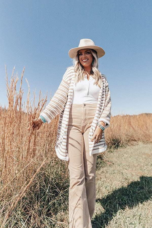 Gotta Jet Stripe Chenille Cardigan Image - 3