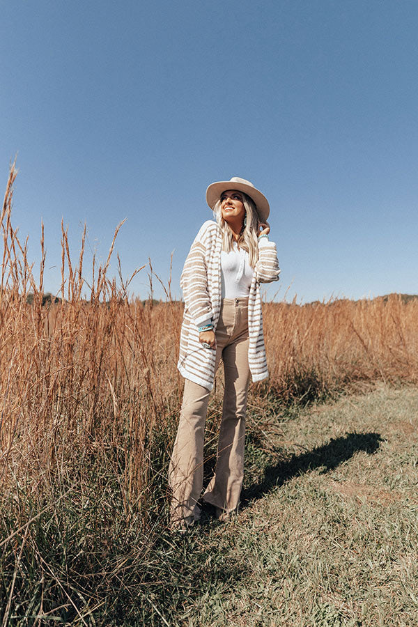 Gotta Jet Stripe Chenille Cardigan Image - 5