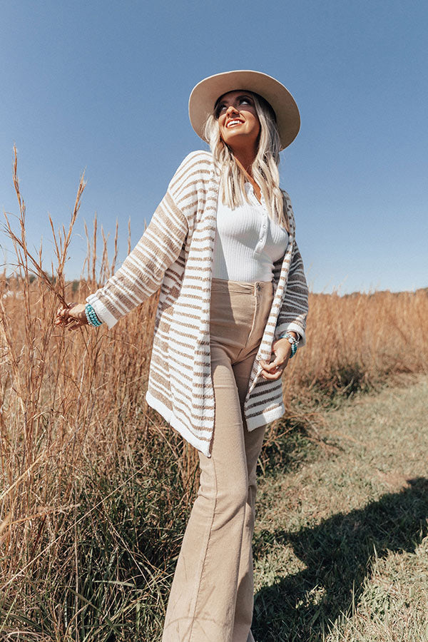 Gotta Jet Stripe Chenille Cardigan Image - 1